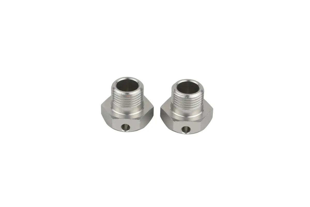 Mugen Seiki E0241b Wide Offset Wheel Hubs 2Mm 2Pcs: X8r/8Re/8/8E 1
