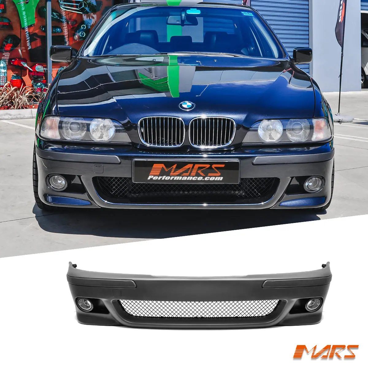 M5 Style Front Bumper Bar Bodykit For Bmw 5-Series E39 Sedan & Wagon 1995-2003 1