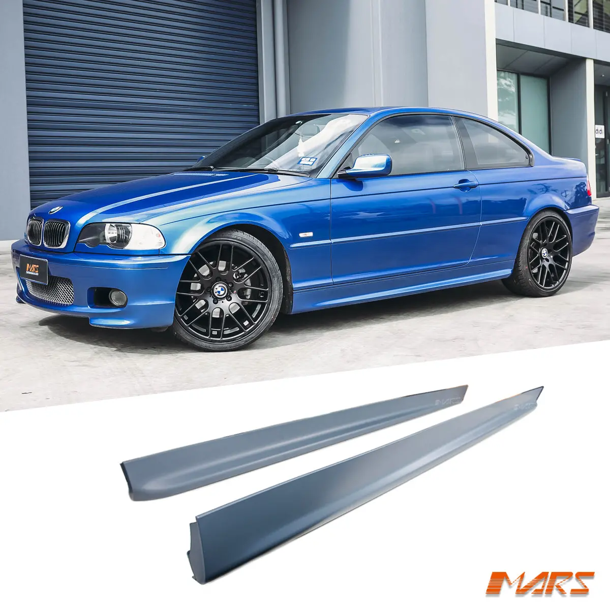 M Tech Sport Style Lower Side Skirts Bodykit For Bmw 3-Series E46 Coupe & Convertible 1999-2005 1
