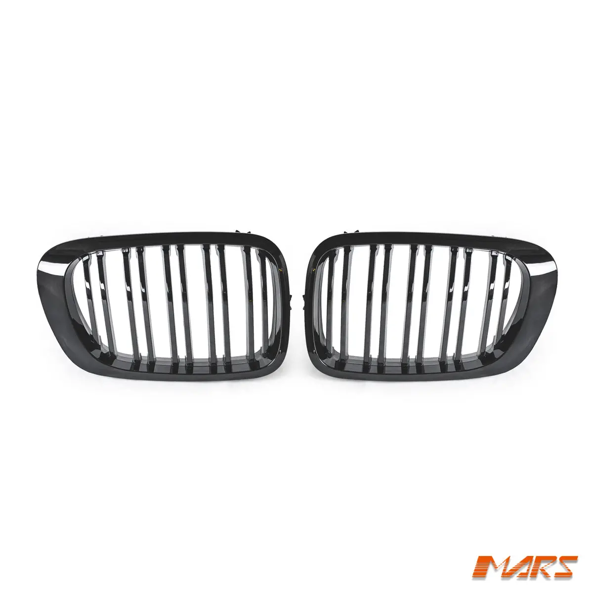 Gloss Black M4 Style Front Kidney Grille Grill Bodykit For Bmw 3-Series E46 Coupe Convertible 1999-2002 Pre Facelift Lci & M3 1