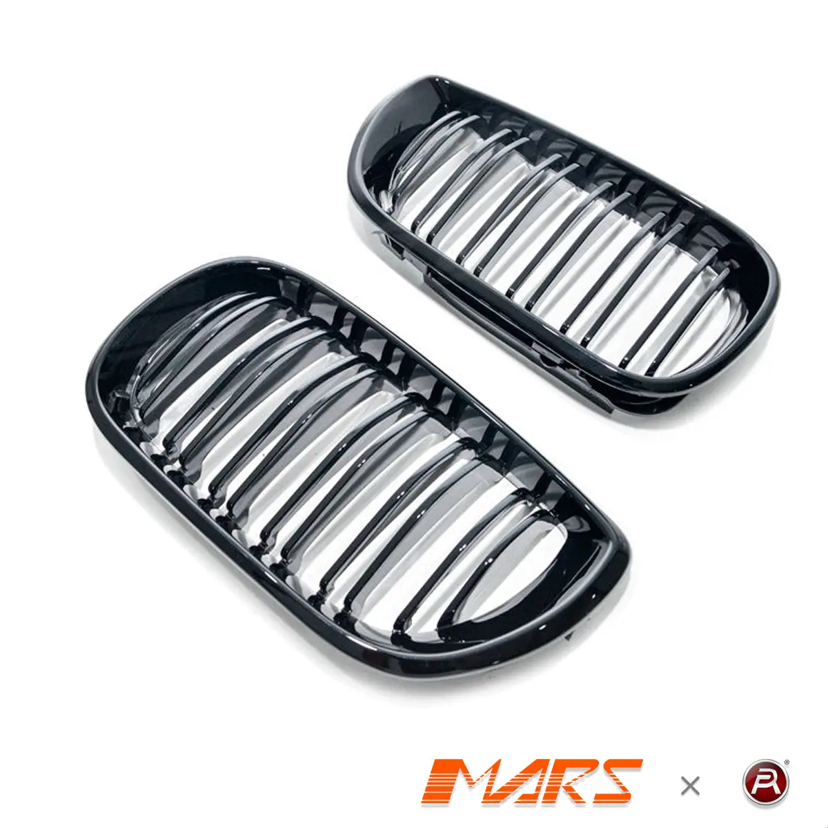 Gloss Black M4 Style Front Kidney Grille Grill Bodykit For Bmw 3-Series E46 Lci Sedan & Wagon 2002-2004 1