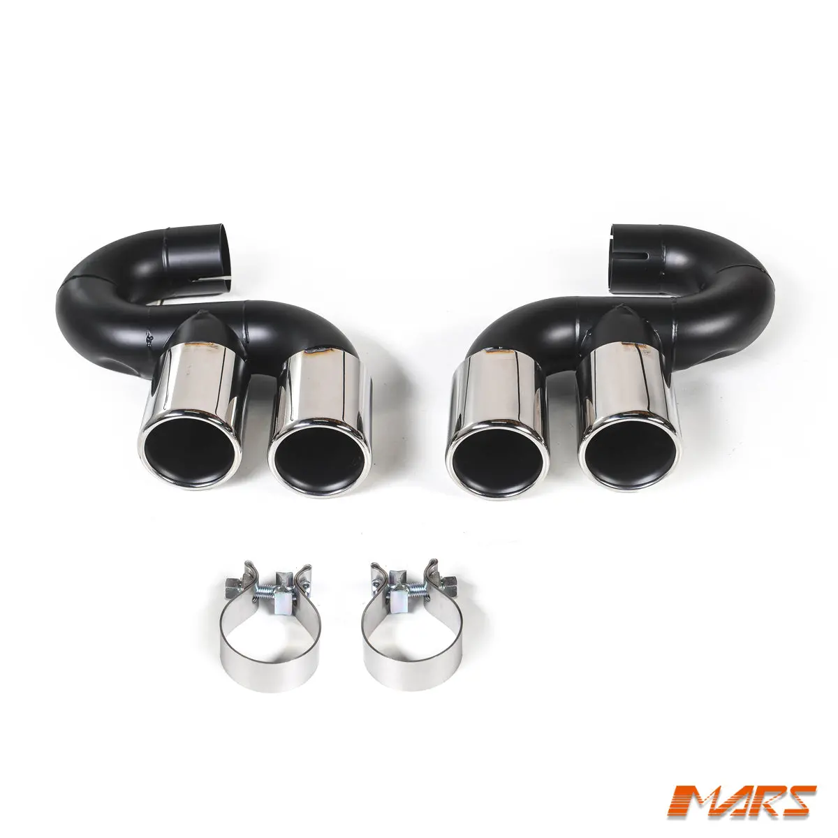 X5m Style Exhaust Muffler Tips For  X5 E70 X5m Style Rear Bumper Bar 1