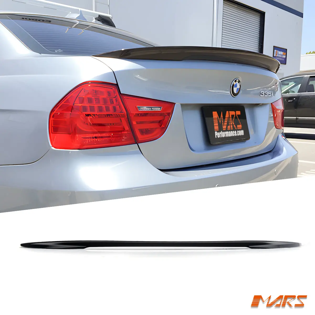 Bmw Performance Gloss Black Rear Trunk Lip Spoiler Bodykit For Bmw 3-Series E90 Sedan 2005-2011 & M3 1