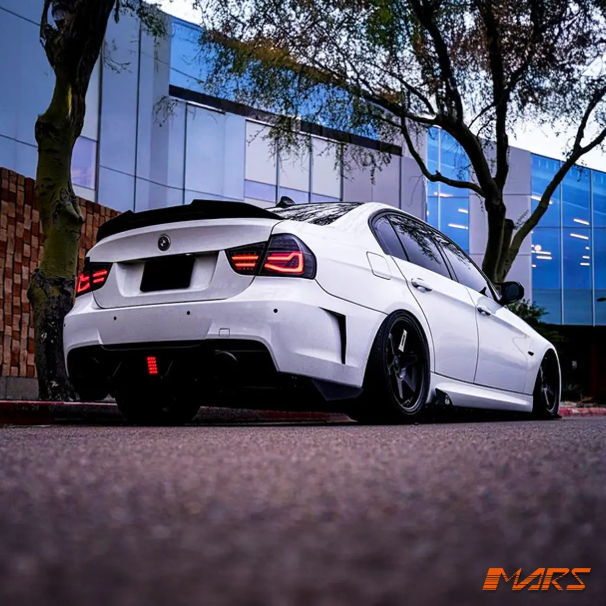 Black Full Led Tail Lights With Sequential Indicator For Bmw 3-Series E90 Sedan Lci 2009-2011 & M3 2