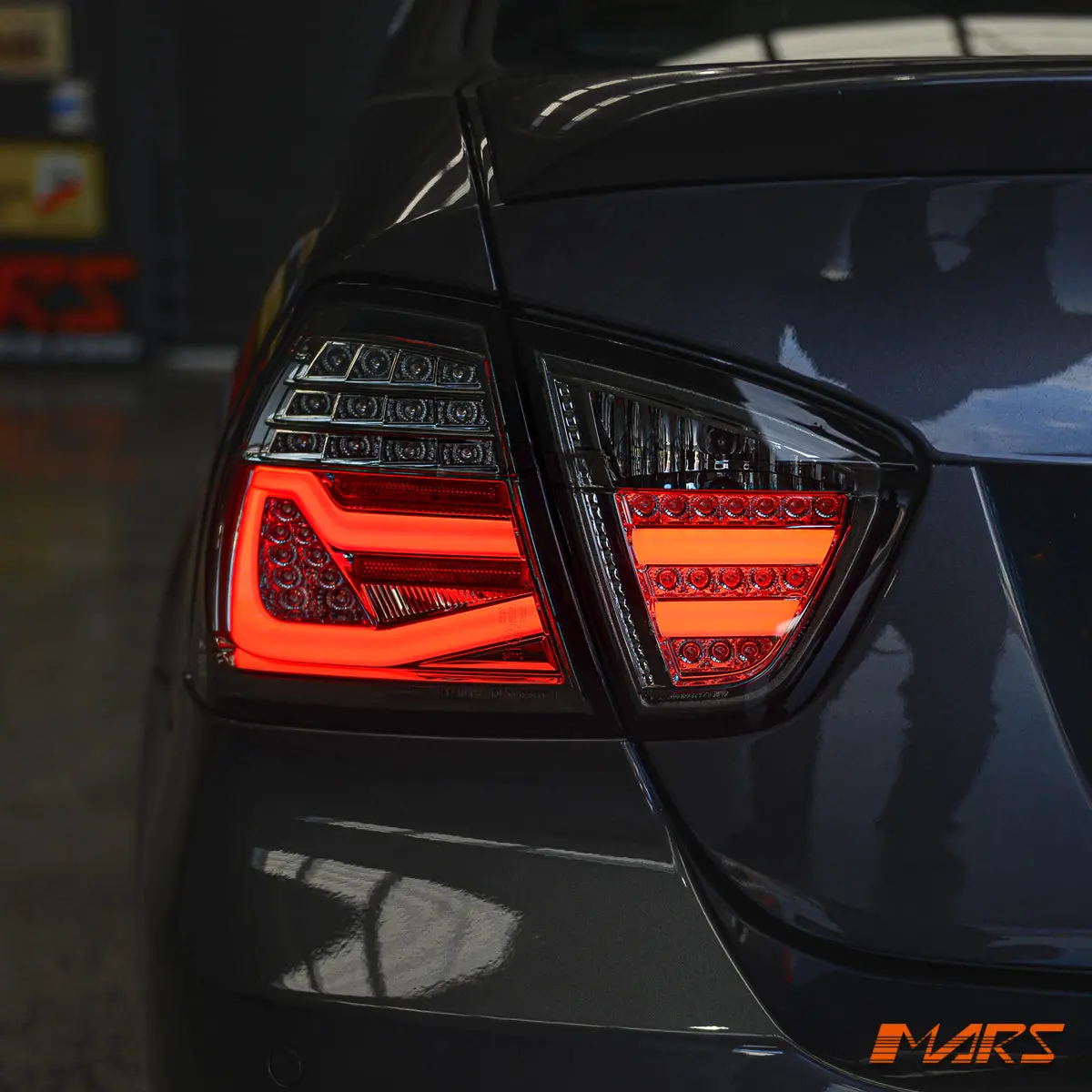 Smoked Red Full Led Tail Lights For Bmw 3-Series E90 Sedan Pre Lci 2005-2008 1