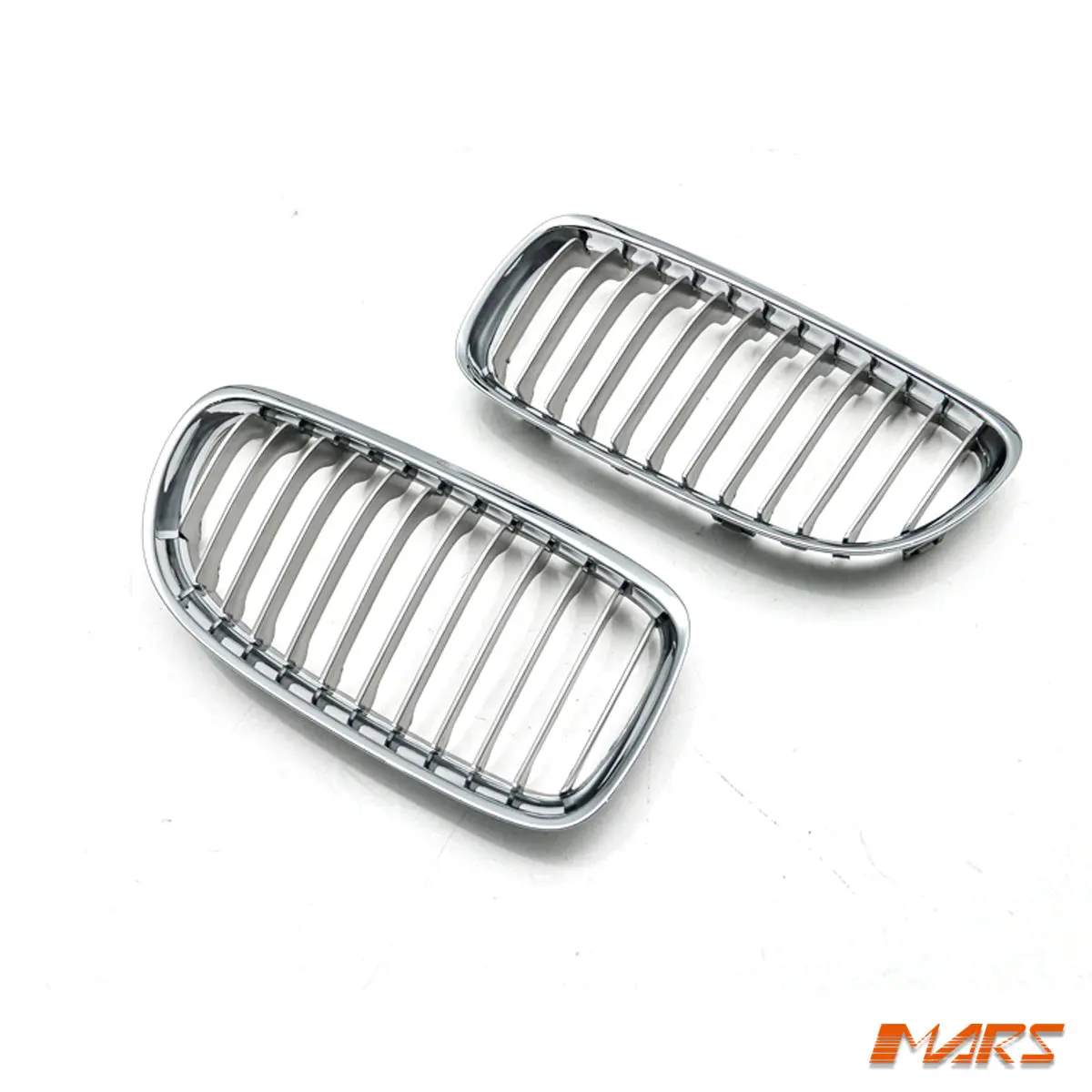 Chrome Silver M3 Style Front Bumper Bar Grill Grille Bodykit For Bmw 3-Series E90 Sedan & E91 Wagon 2009-2011 Lci 1