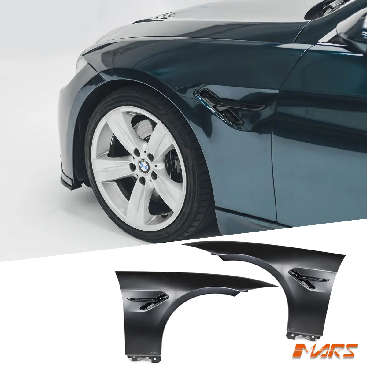 M4 Style Side Fender Guard Bodykit With Led Indicators For Bmw 3-Series E92 Coupe & E93 Convertible 2006-2013 1