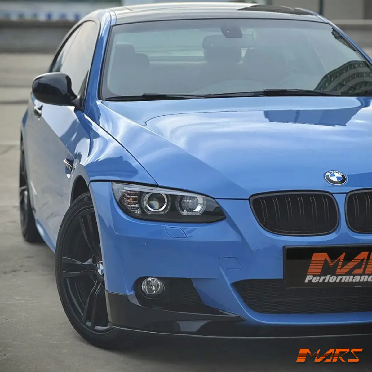 Gloss Black Performance Front Bumper Bar Lip Spoiler Bodykit For Bmw E92 E93 M Tech Sport 2006-2009 Pre Lci 2