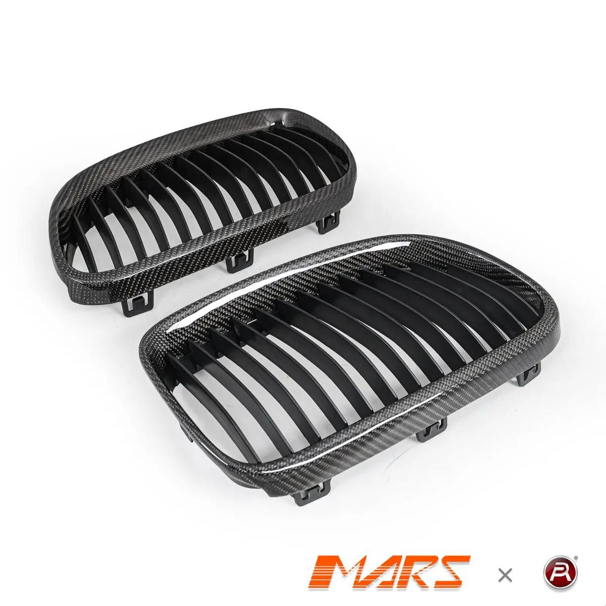 Carbon Fibre M3 Style Front Bumper Bar Grille Grill Bodykit For Bmw 3 Series E92 Coupe & E93 Convertible Lci 2010-2013 1