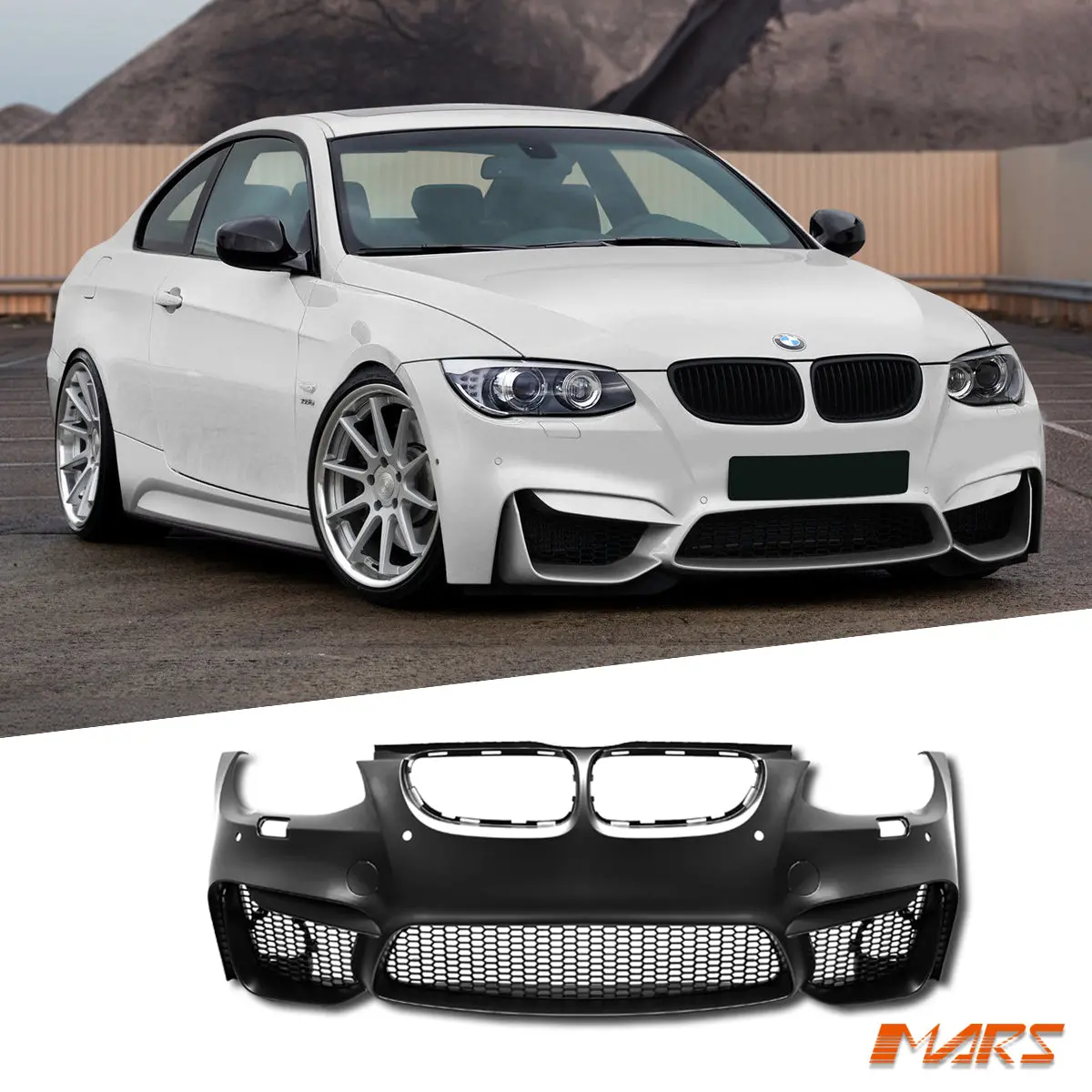 M4 F82 Style Front Bumper Bar Bodykit For Bmw 3-Series E92 Coupe & E93 Convertible 2010-2013 Lci 1
