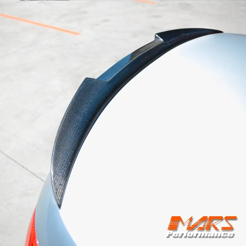 M4 Style Carbon Fibre Rear Trunk Lip Spoiler Wing Bodykit For Bmw 3-Series E93 Convertible & M3 2006-2013 1