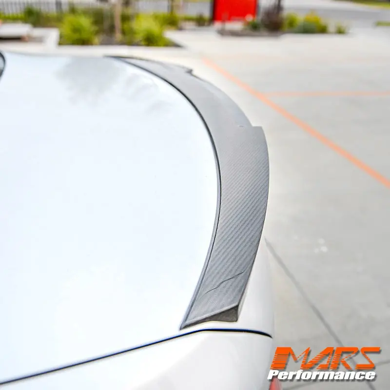 Carbon Fibre Rear Trunk Lip Spoiler Wing Bodykit For Bmw F10 5-Series Sedan & M5 2010-2016 1