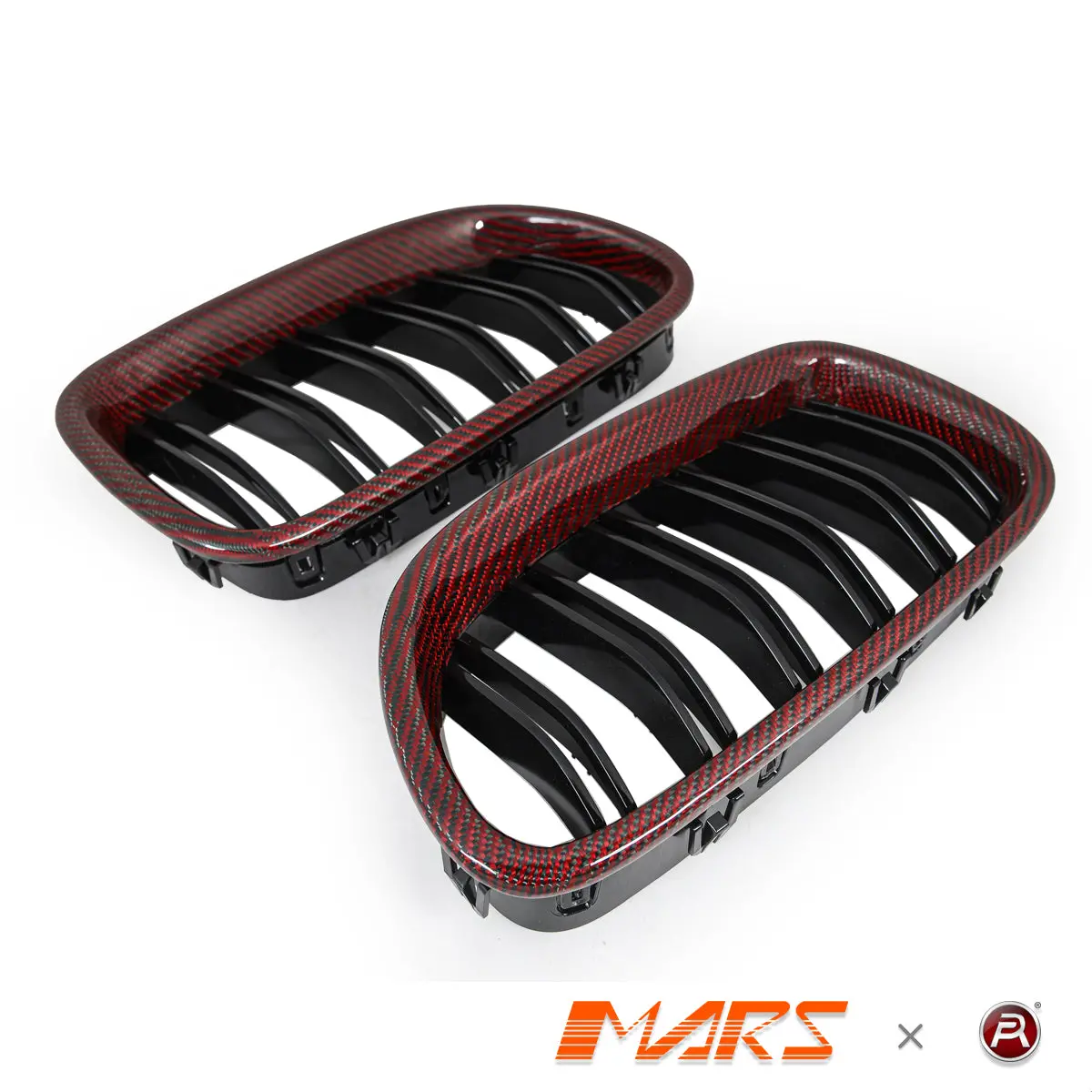 Carbon Fibre Front Bumper Bar Kidney Grille Grill Bodykit For Bmw 5 Series F10 F11 & M5 2010-2016 1