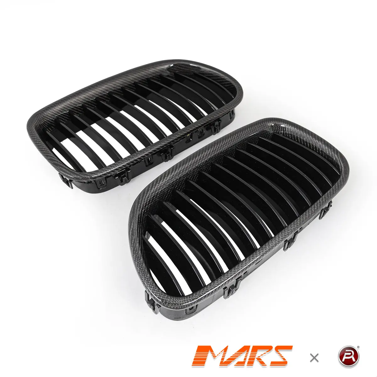 Carbon Fibre Front Bumper Bar Kidney Grille Grill Bodykit For Bmw 5 Series F10 F11 & M5 2010-2016 1