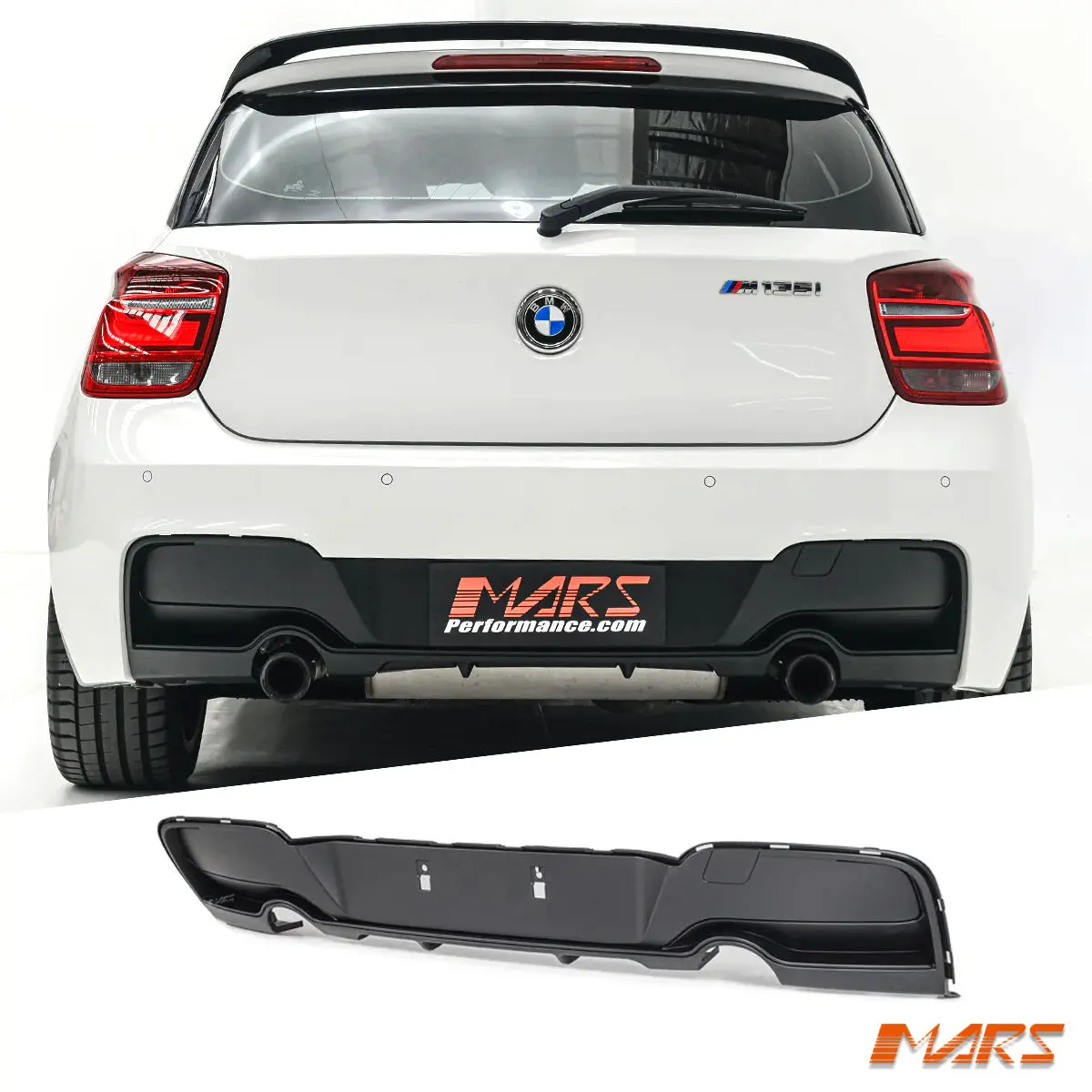 Performance Rear Bumper Bar Diffuser Bodykit For Bmw 1-Series F20 Pre Lci 2011-2015 M Sport 135I 1