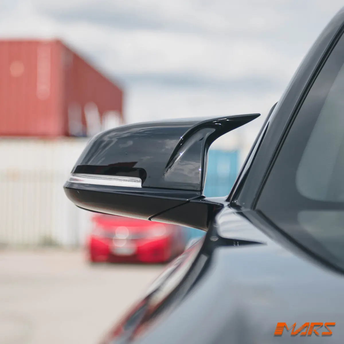 M3 M4 Style Gloss Black Replacement Mirror Cover Caps Bodykit For Bmw 1-Series F20 / 2-Series F22 F23 F45/ M2 F87 / 3-Series F30 F31 / 4-Series F32 F33 F36 / X1 E84 1