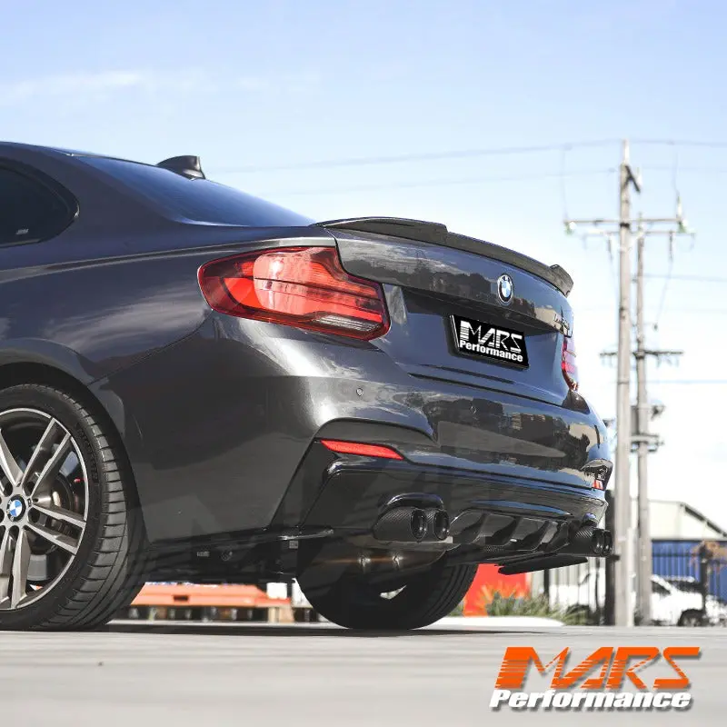 Cs Style Carbon Fibre Rear Trunk Lip Spoiler Wing Bodykit For Bmw 2-Series F22 Coupe & F87 M2 M2c 2014-2021 1
