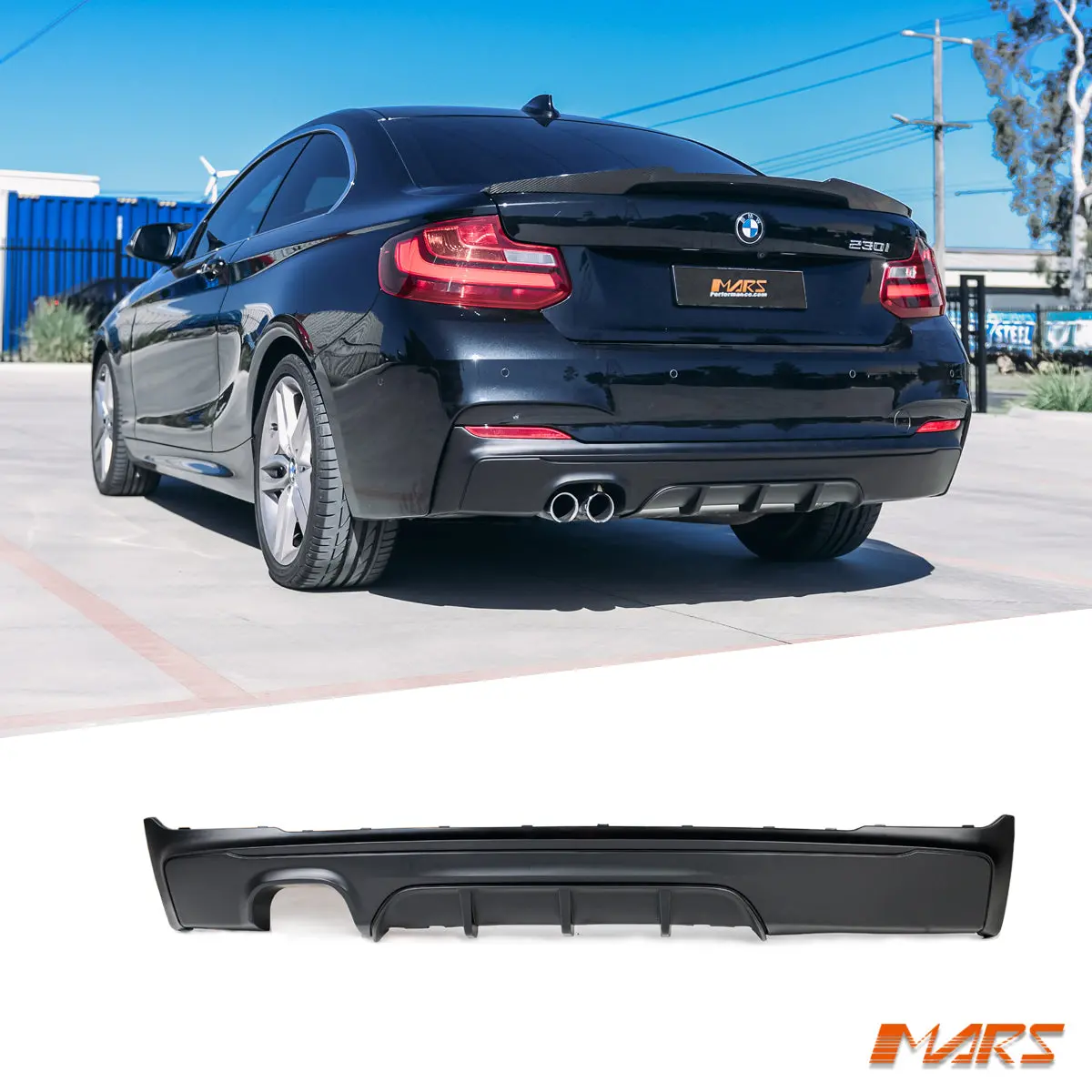 Performance Rear Bumper Bar Diffuser Bodykit For Bmw F22 F23 2-Series M Sport 220D 220I 228I 230I 1