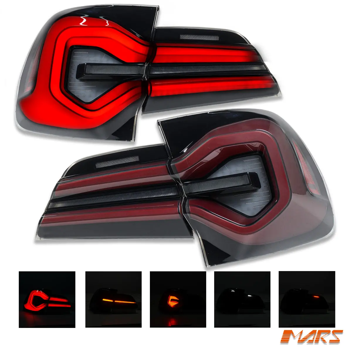 X3m F97 Style Full Led Tail Lights With Sequential Indicators For Bmw X3 F25 2010-2017 1