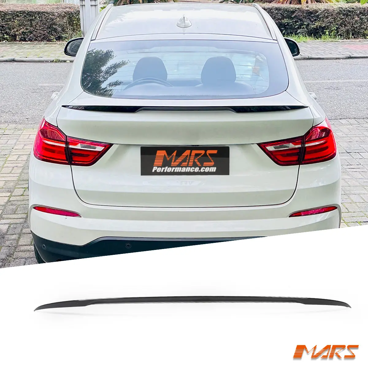 Gloss Black Performance Rear Tunk Lip Spoiler Wing Bodykit For Bmw X4 F26 2014-2018 1