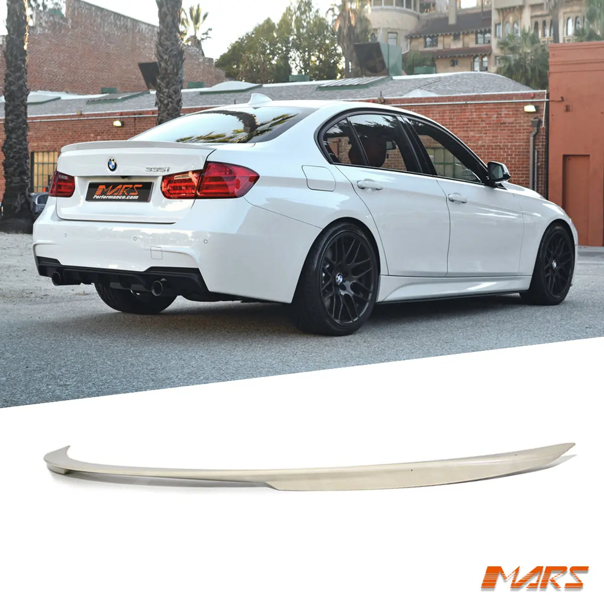 Performance (Unpainted) Rear Trunk Boot Lip Spoiler Wing Bodykit For Bmw 3-Series F30 & M3 F80 2012-2018 1