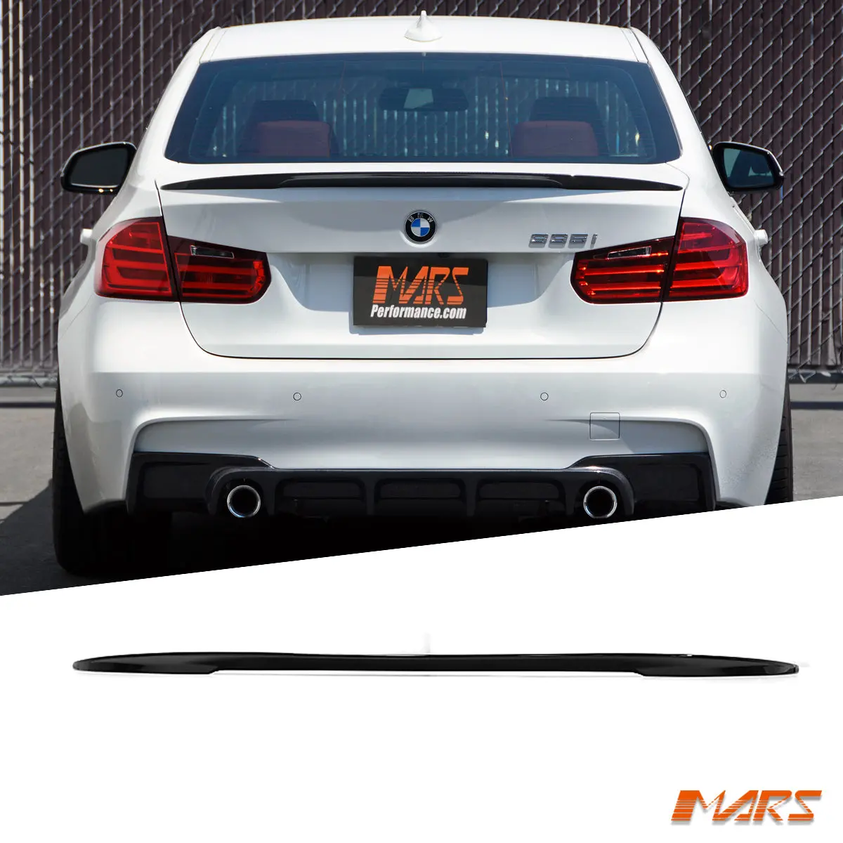 Gloss Black Performance Rear Trunk Boot Lip Spoiler Wing Bodykit For Bmw 3-Series F30 & M3 F80 2012-2018 1