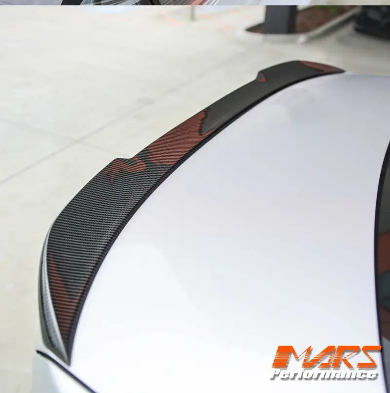 Cs Style Carbon Fibre Rear Trunk Boot Lip Spoiler Wing Bodykit For Bmw 3 Series F30 & M3 F80 Sedan 1