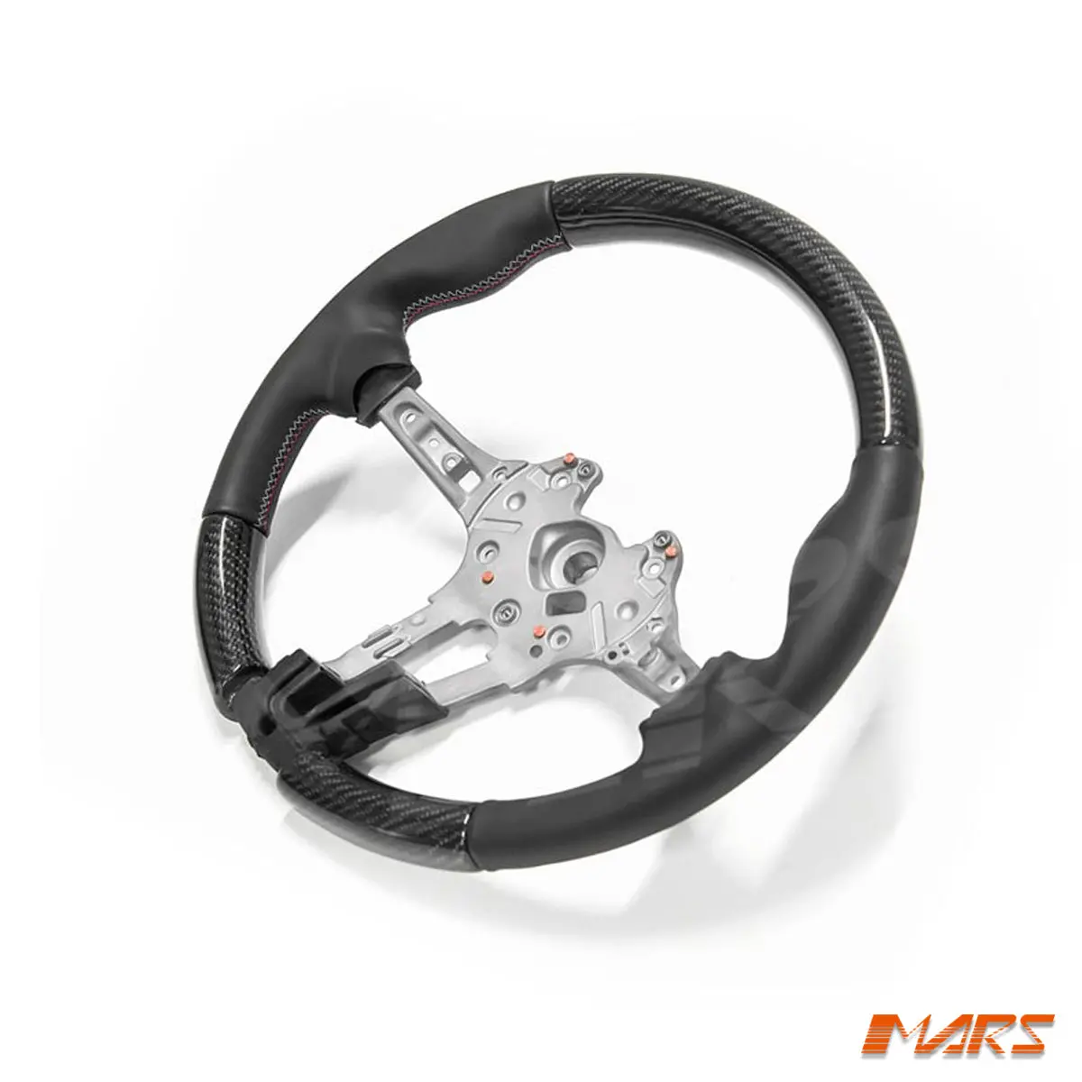 Flokraft Carbon Fibre With Leather Wrap Steering Wheel For Bmw M Sports F20 F22 F23 F45 F30 F31 F32 F33 F36 & F87 M2 M3 F80 M4 F82 F83 1