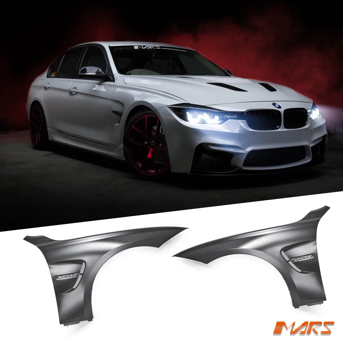 F80 M3 Style Side Fender / Guard Bodykit With Vent For Bmw 3-Series F30 Sedan F31 Wagon 2012-2018 1
