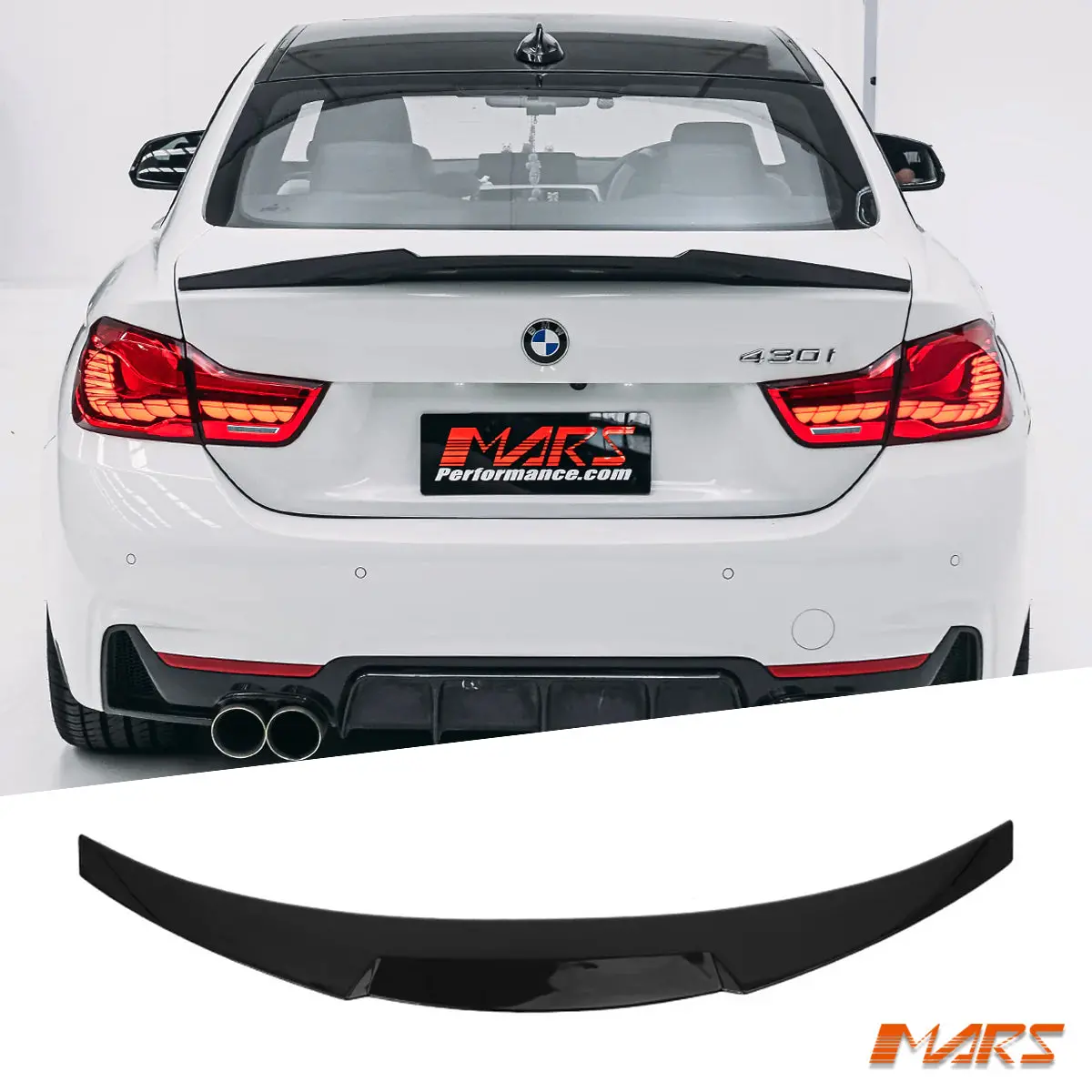Gloss Black M4 Style Rear Trunk Lip Spoiler Bodykit For Bmw 4-Series F32 Coupe 2013-2020 1