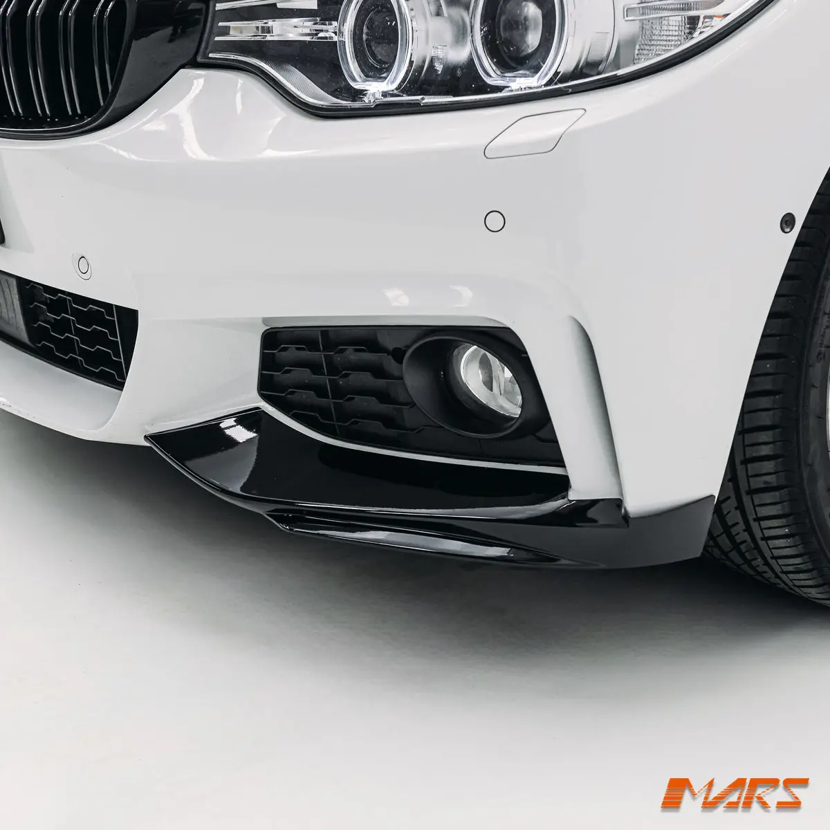 Gloss Black Performance Front Bar Spoiler Splitters Bodykit For Bmw 4 Series F32 F33 F36 M Sport Bumper 2
