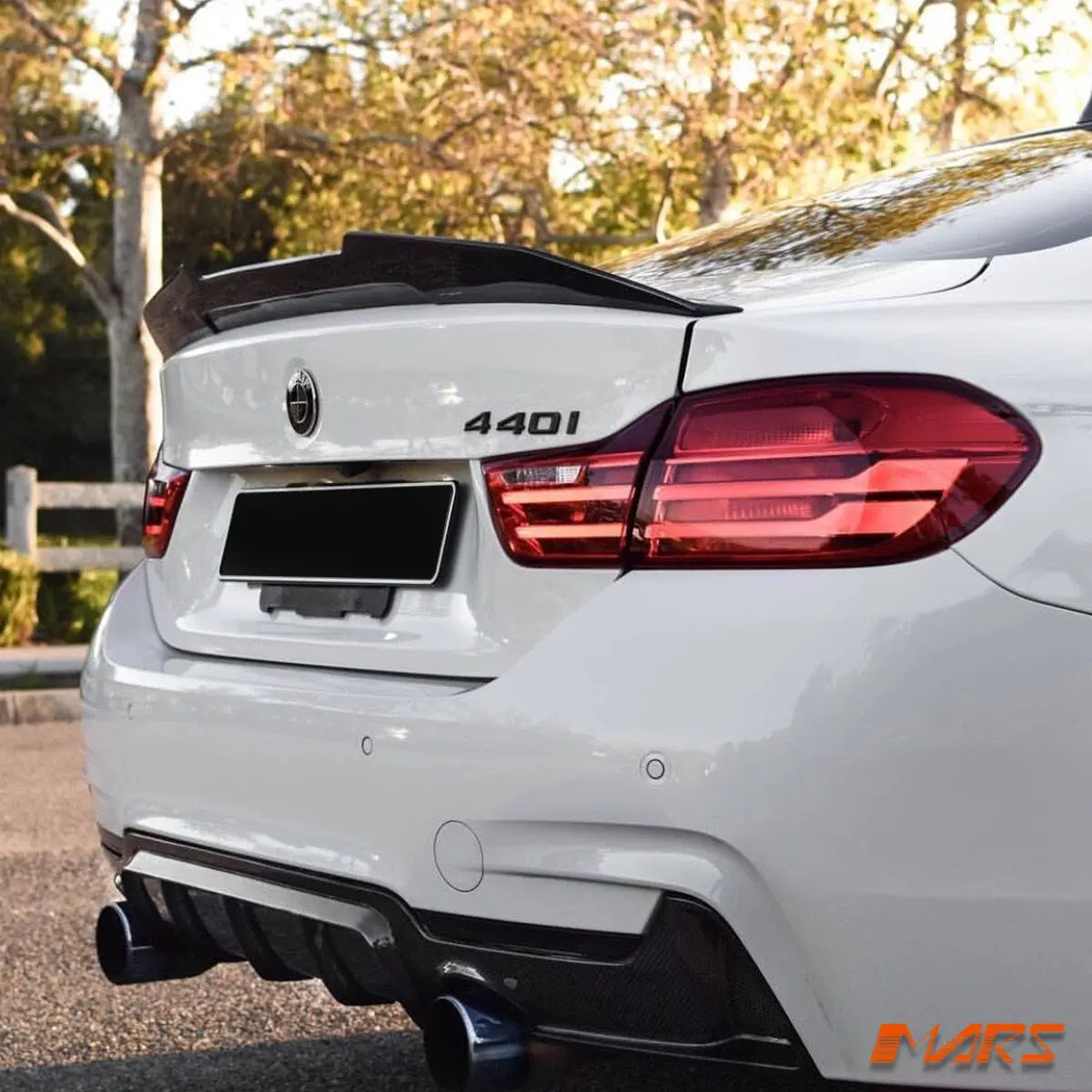 Psm Style Carbon Fibre Rear Trunk Lip Spoiler Wing Bodykit For Bmw 4-Series F32 Coupe (2013–2020) 1