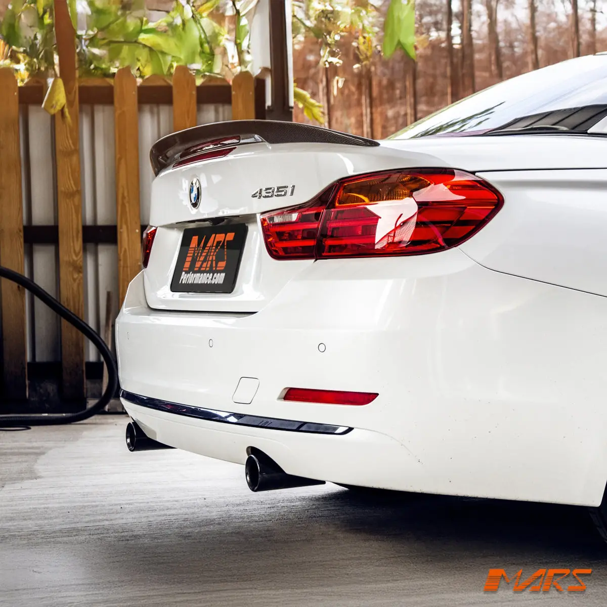 Carbon Fibre M Performance Style Rear Trunk Lip Spoiler Bodykit For Bmw 4-Series F33 Convertible & F83 M4 2