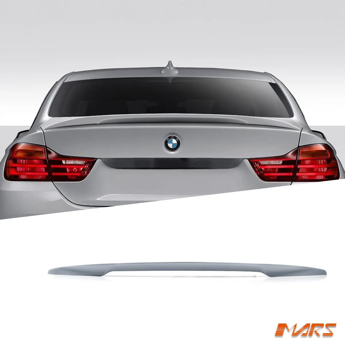 Abs Plastic (Unpainted) M Performance Style Rear Trunk Boot Lip Spoiler Bodykit For Bmw 4 Series F36 4 Doors Gran Coupe 2014-2020 1