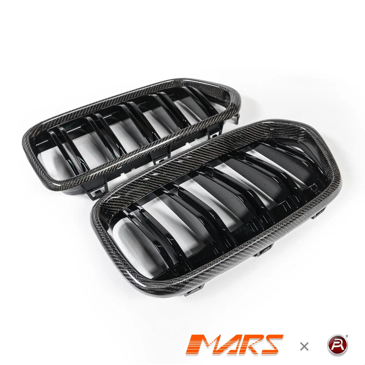 Carbon Fibre M Style Front Bumper Bar Kidney Grille Grill Bodykit For Bmw X2 F39 2017-2022 1