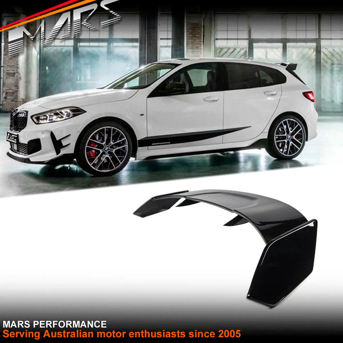 Gloss Black Performance Aero Dynamic Rear Roof Spoiler Bodykit For Bmw 1 Series M135i 135I 128Ti F40 2019-2024 1
