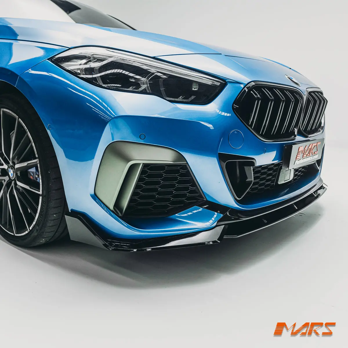 Gloss Black Aero Performance Front Bumper Bar Lower Lip Spoiler Bodykit For Bmw 2 Series F44 M Sport Gran Coupe 2019-2024 1