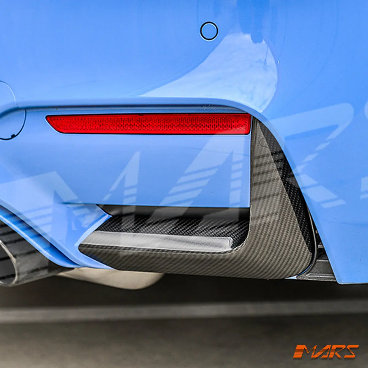 Flokraft Dry Carbon Fibre Rear Bumper Bar Splitter Covers Bodykit For Bmw F80 M3 & F82 F83 M4 2014-2020 1