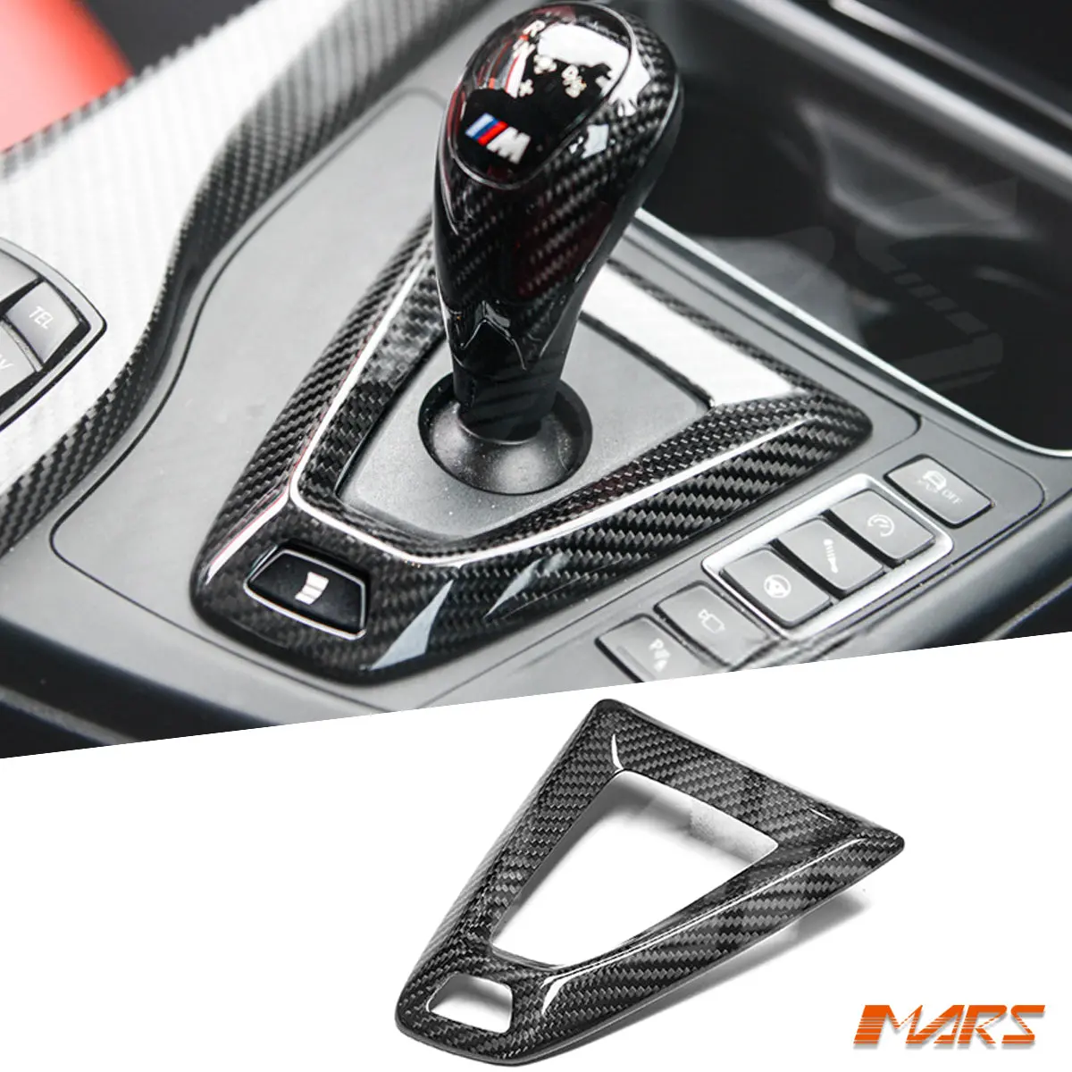 Mars Performance Carbon Fibre Interior Shift Surround Cover Trim For Bmw F80 M3 & F82 F83 M4 (Rhd) 1
