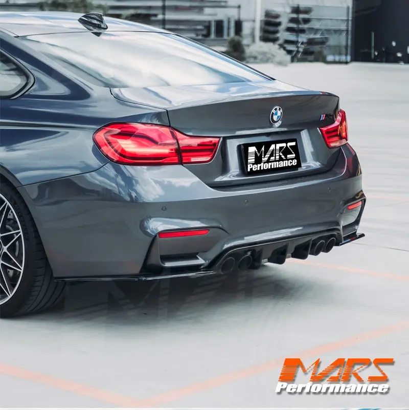 Vorsteiner Style Gloss Black Rear Bumper Bar Diffuser Bodykit For Bmw F80 F81 M3 & F82 F83 M4 (3 Pieces) 2014-2020 1