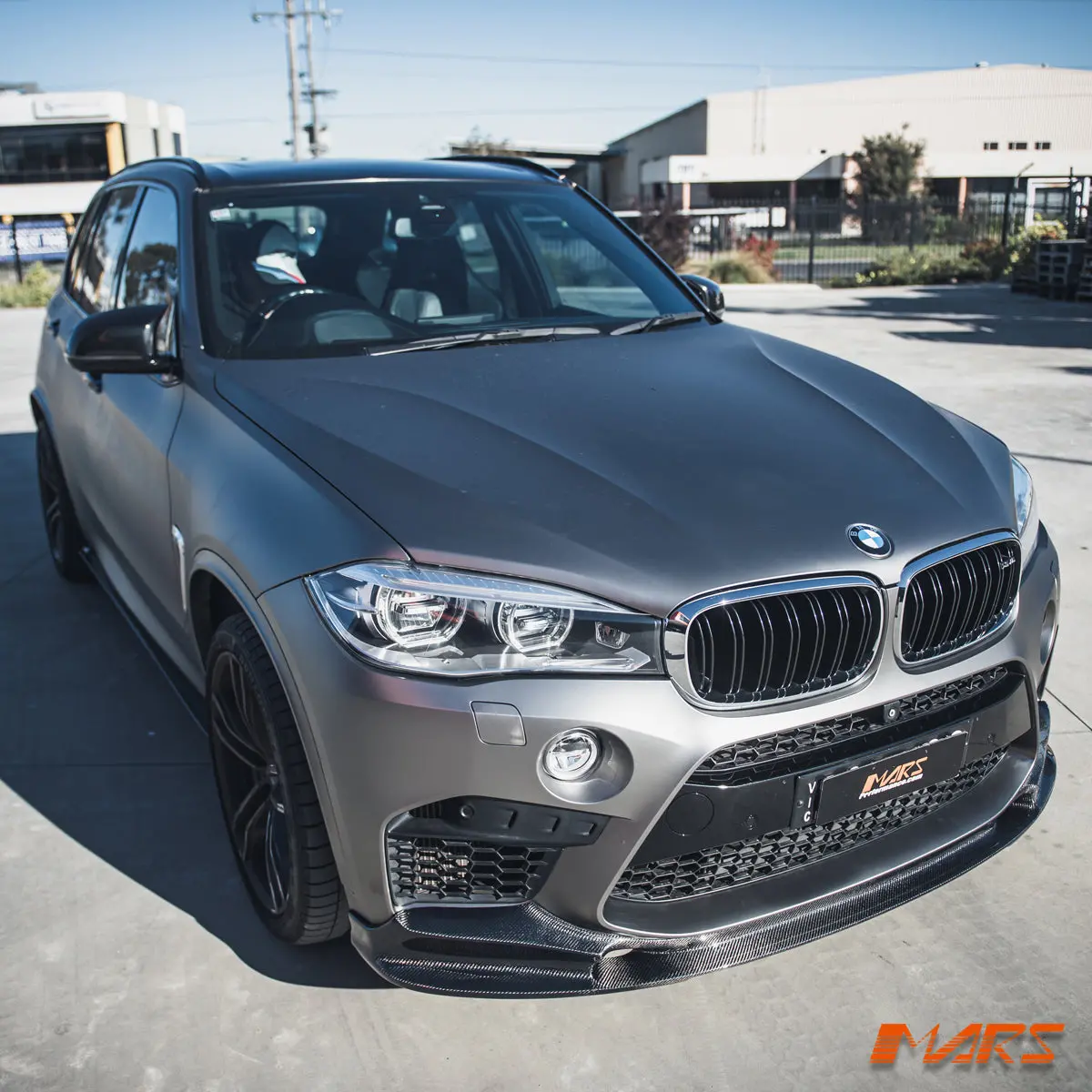 3D Design Style Carbon Fibre Front Bumper Bar Lip Spoiler Bodykit For Bmw F85 X5m & F86 X6m 1