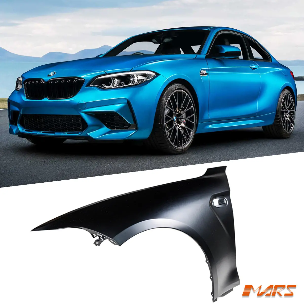 Left Fender Guard (Passenger Side) Body Kit For Bmw F87 M2 And M2 Competition 1