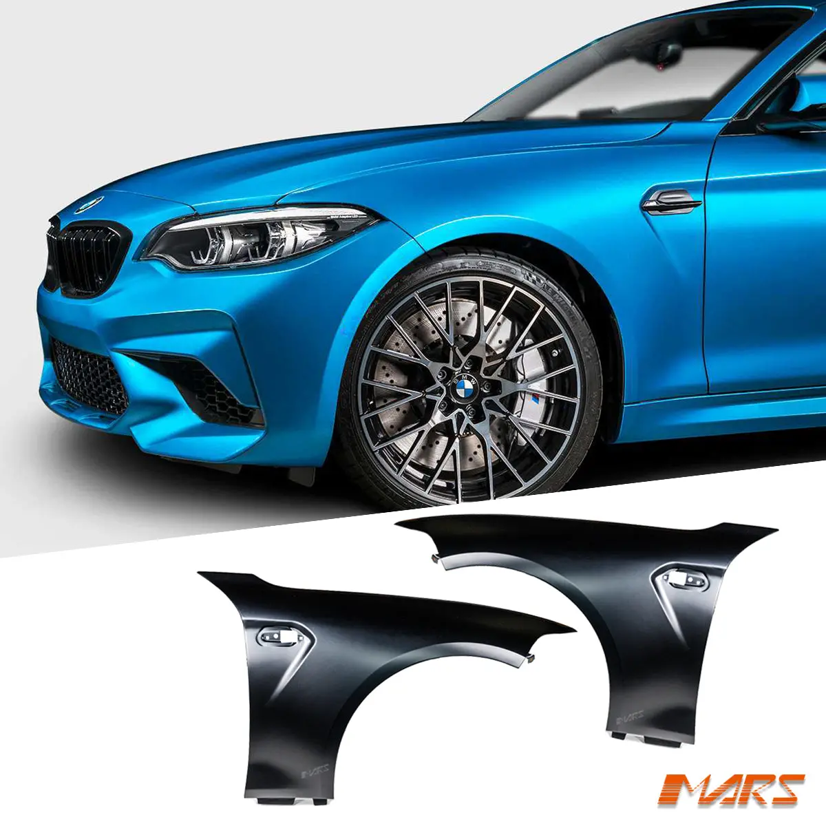 M2 Competition M2c Style Side Fender Guards Bodykit For Bmw F87 M2 & 2 Series F22 F23 1