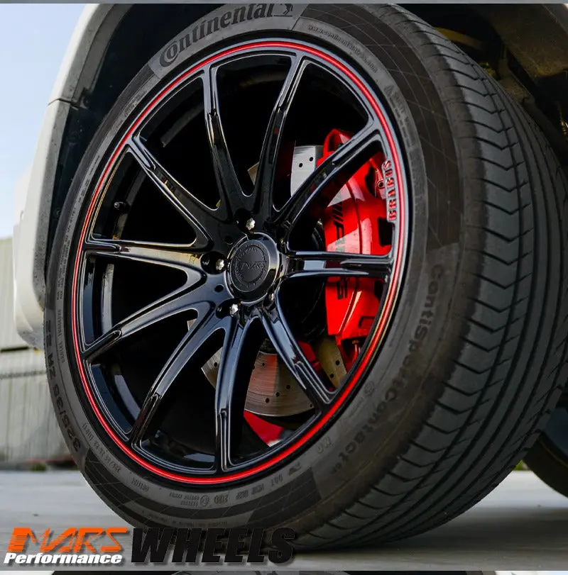 Flokraft Fk-G1 Gloss Black 22 Inch Monoblock Forged Multi-Spoke Concave Wheels Rims For Mercedes-Benz G-Class & G63 Amg 1