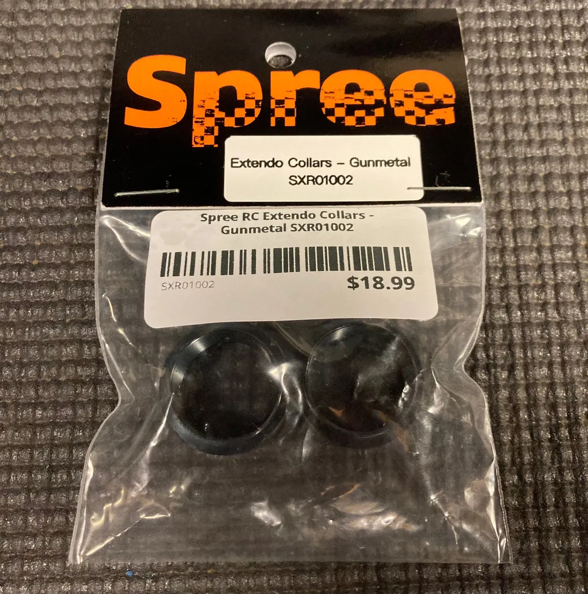 Spree Rc Extendo Collars - Gunmetal Sxr01002 1