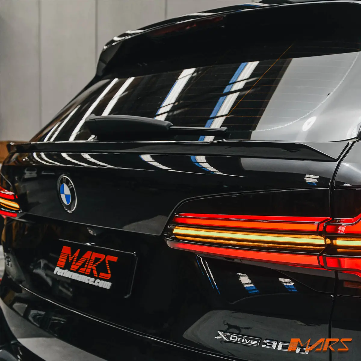 Gloss Black Aero Performance Rear Tail Gate Spoiler Bodykit For Bmw X5 G05 2018-2025 1
