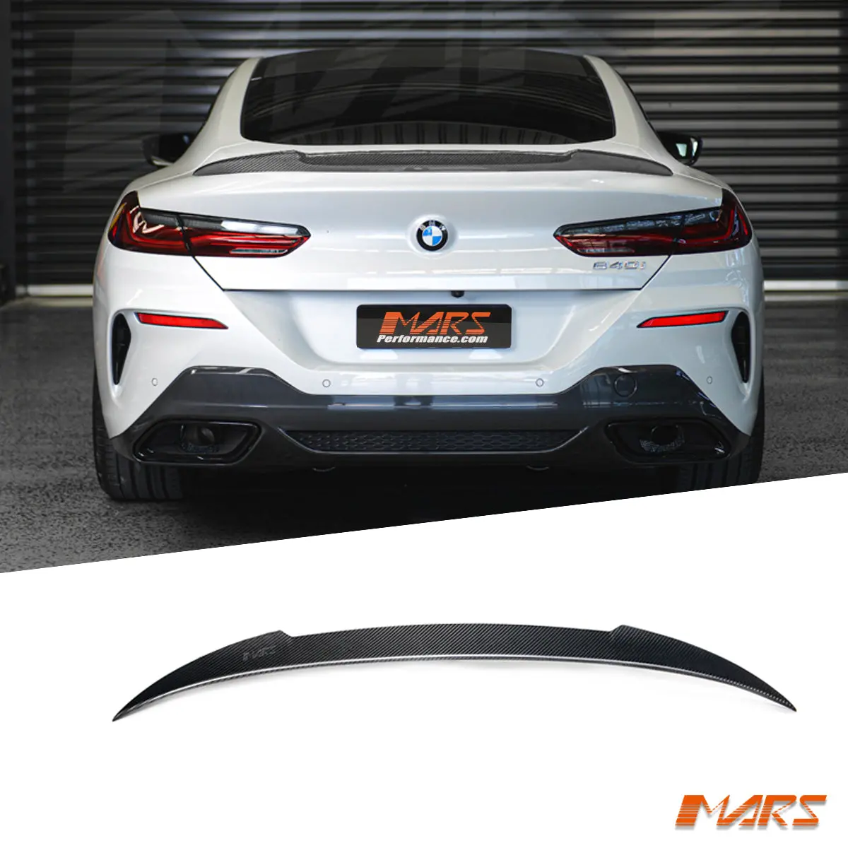 Vorsteiner Style Carbon Fibre Rear Trunk Lip Spoiler Wing Bodykit For Bmw 8 Series G16 Gran Coupe & M8 F93 2019-2023 1
