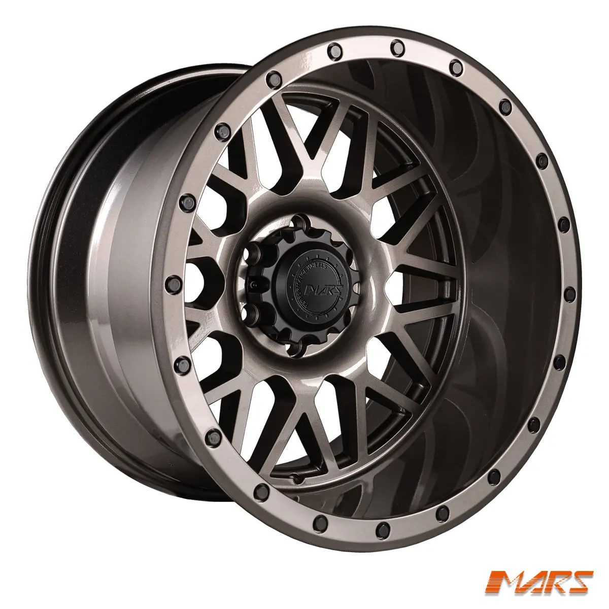 Mars All Terrain Mp-G2 Gun Metal With Super Deep Dish 20 Inch 4Wd Off Road Alloy Wheels Rims 6X139.7 1