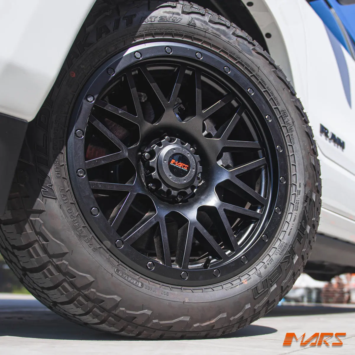 Mars Terrain Mp-G2 Matt Black 20 Inch 4Wd Off Road Alloy Wheels Rims 6X139.7 For Ram 1500 1