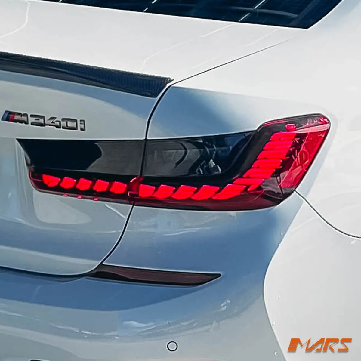 Smoked Red Oled Tail Light With Led Sequential Indicator For Bmw 3 Series G20 & M3 G80 2018-2024 1